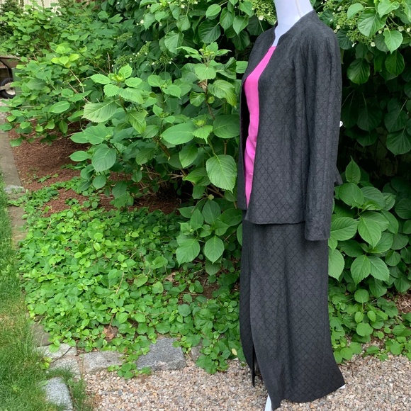 3pc! DESIGNER outfit SAKS PENCIL SKIRT / JACKET/NWOT - Picture 6 of 12